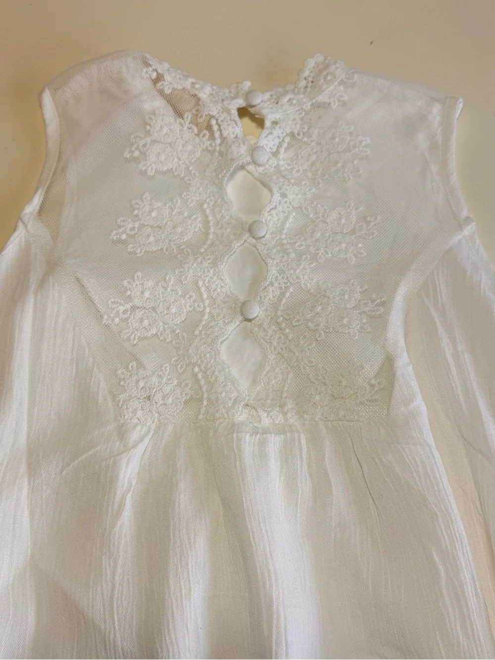 Joyfolie Delphina Dress | Cream | Girls Size 7 | NWT